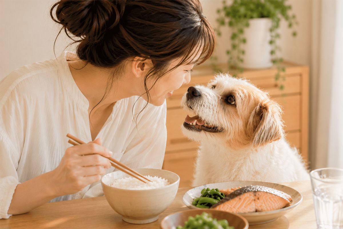 飼い主と犬